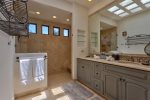 Master Bathroom, fully stocked with bath amenities & terry